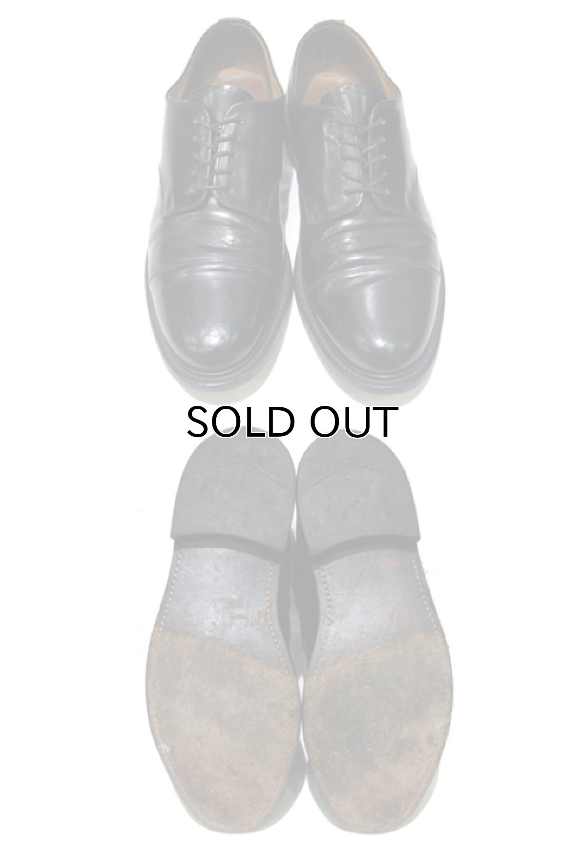 画像3: TO BOOT "New York by ADAM DERRIK" Straight Tip Leather Shoes BLACK size 9 1/2 ( 27.5 cm) (3)