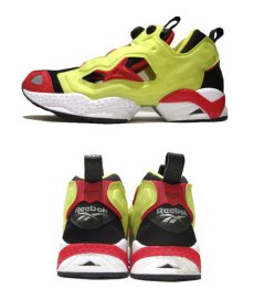 画像2: Reebok "INSTA PUMP FURY" 2012　CITRON (Black / Red / Yellow)　size 13  (2)