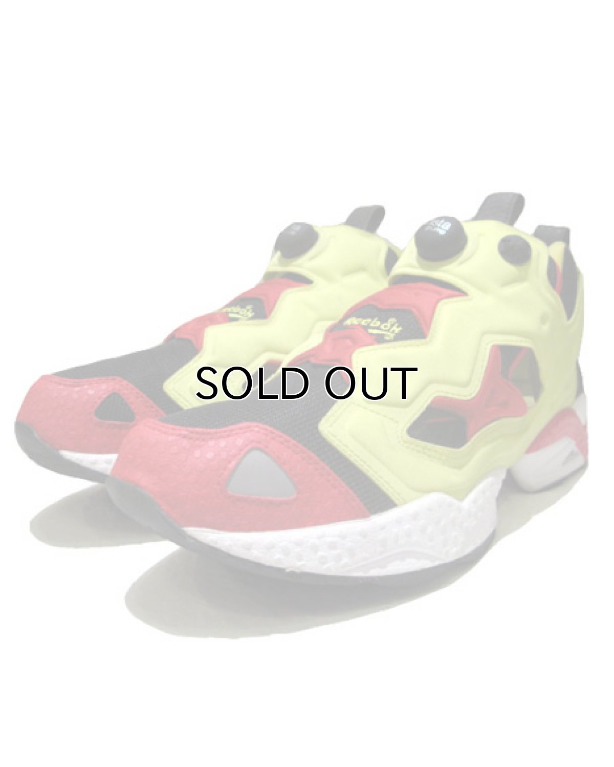 画像1: Reebok "INSTA PUMP FURY" 2012　CITRON (Black / Red / Yellow)　size 13  (1)