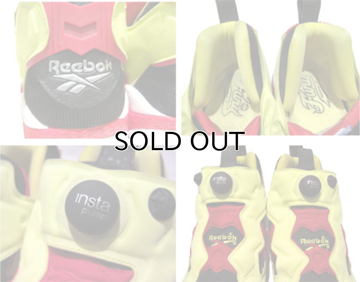 画像5: Reebok "INSTA PUMP FURY" 2012　CITRON (Black / Red / Yellow)　size 13  (5)