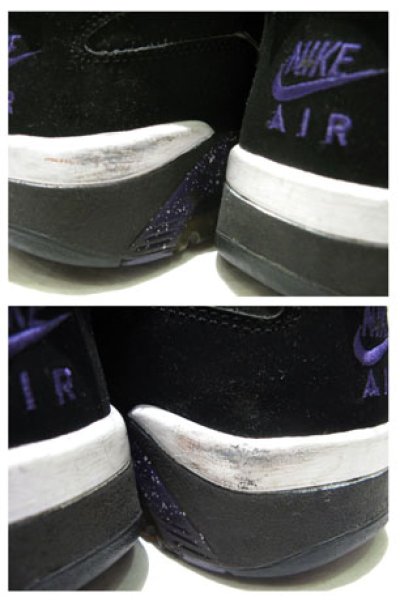 画像2: NIKE "AIR FORCE 180 Mid" Basketball Shoes　Black / Purple　size 8