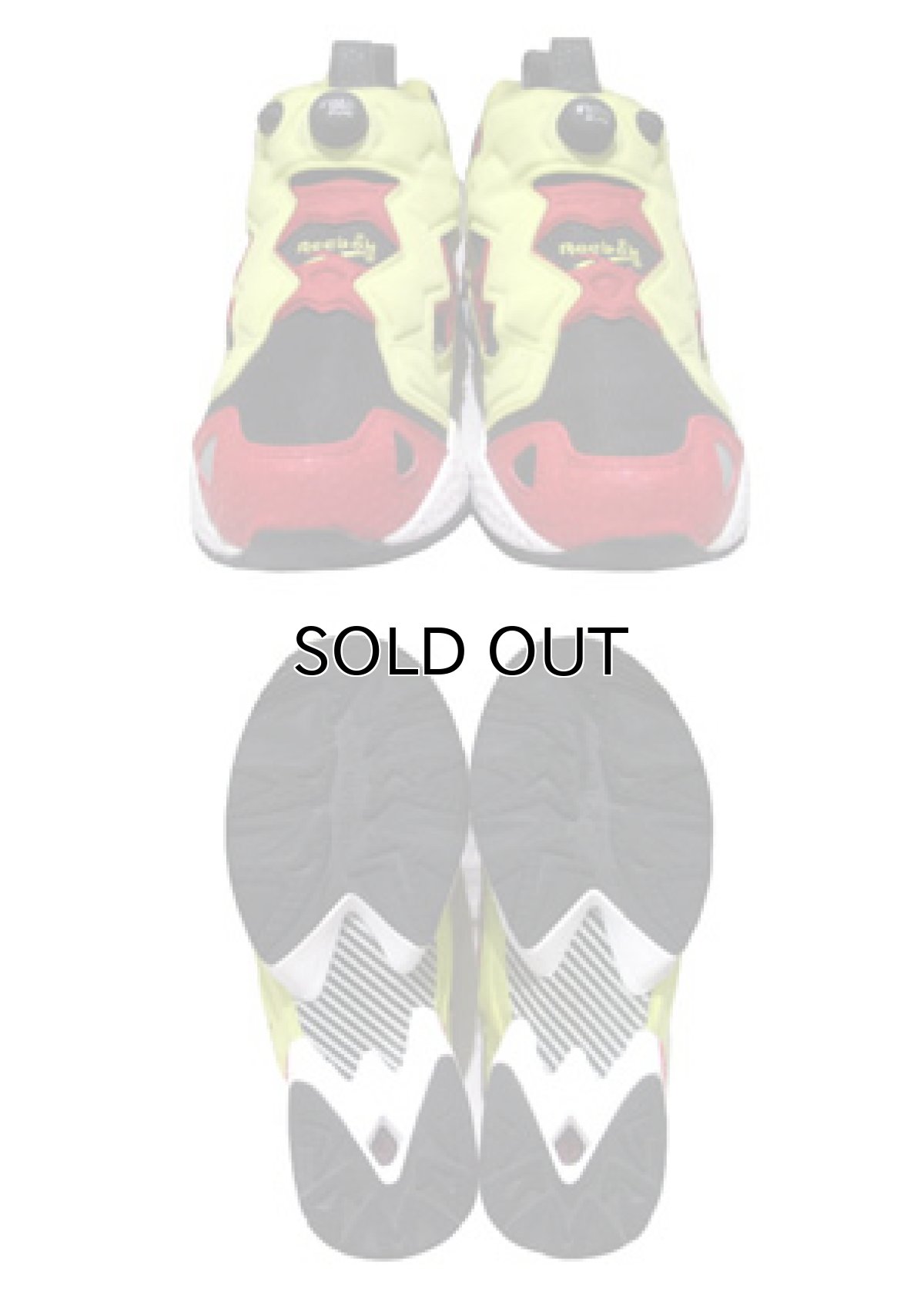 画像3: Reebok "INSTA PUMP FURY" 2012　CITRON (Black / Red / Yellow)　size 13  (3)