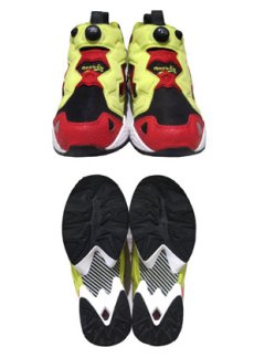 画像3: Reebok "INSTA PUMP FURY" 2012　CITRON (Black / Red / Yellow)　size 13  (3)