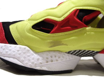 画像1: Reebok "INSTA PUMP FURY" 2012　CITRON (Black / Red / Yellow)　size 13 