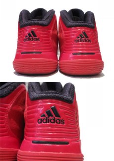 画像4: adidas "adipure" Basketball Shoes　RED / BLACK　size 10 (4)