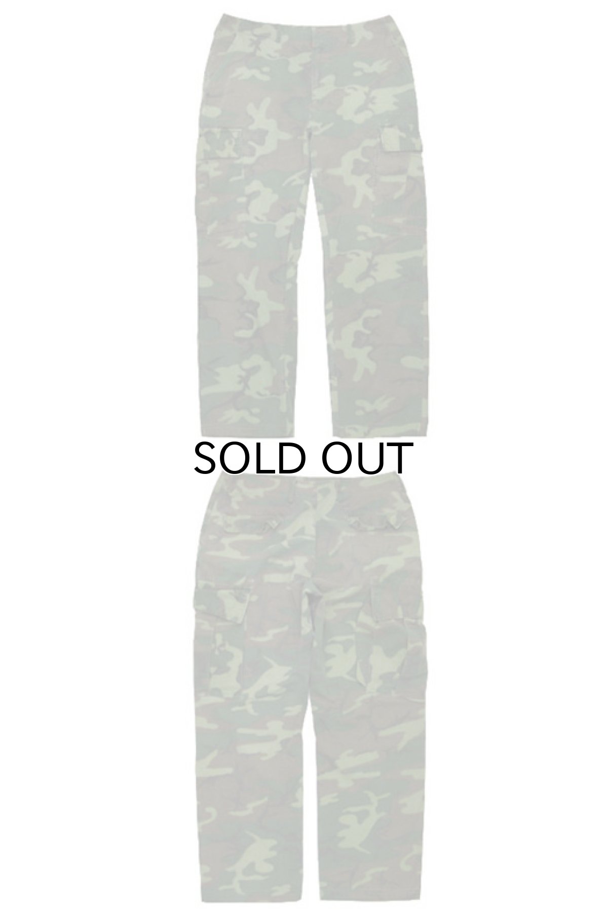 画像3: 1960's U.S.Military Non Ripstop Vietnam Camouflage Pants GREEN size w 34 inch (3)