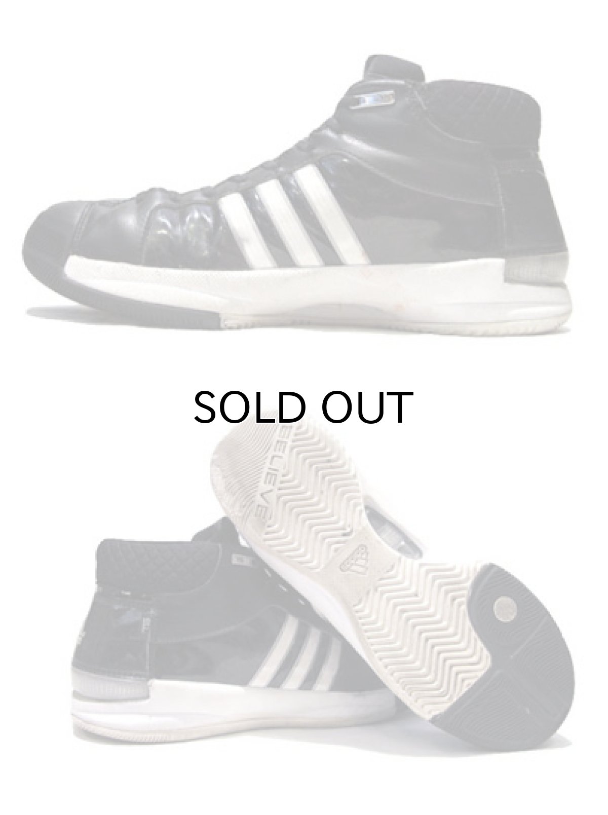 画像3: adidas "TEAM SIGNATURE" Basketball Shoes　Black / White　size 10 (3)