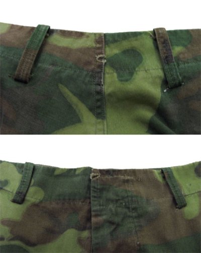 画像2: 1960's U.S.Military Non Ripstop Vietnam Camouflage Pants　GREEN　size w 34 inch