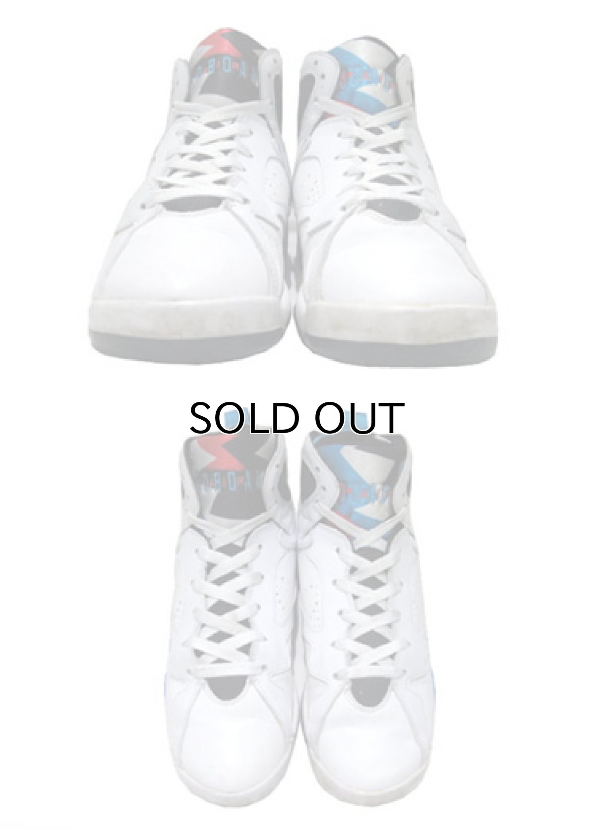 画像3: AIR JORDAN 7 Basketball Shoes　WHITE Black-Pnk-Blue　size 6.5 Y  (3)