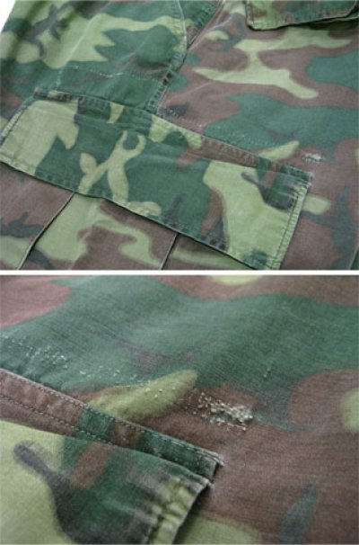画像1: 1960's U.S.Military Non Ripstop Vietnam Camouflage Pants　GREEN　size w 34 inch