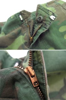 画像5: 1960's U.S.Military Non Ripstop Vietnam Camouflage Pants　GREEN　size w 34 inch (5)