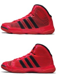 画像2: adidas "adipure" Basketball Shoes　RED / BLACK　size 10 (2)
