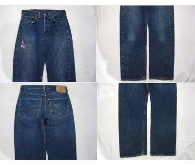 画像1: 1960's Levi Strauss & Co. 501 Big "E" S-type　Indigo Blue　size 30.5 inch (表記  31 x x31)