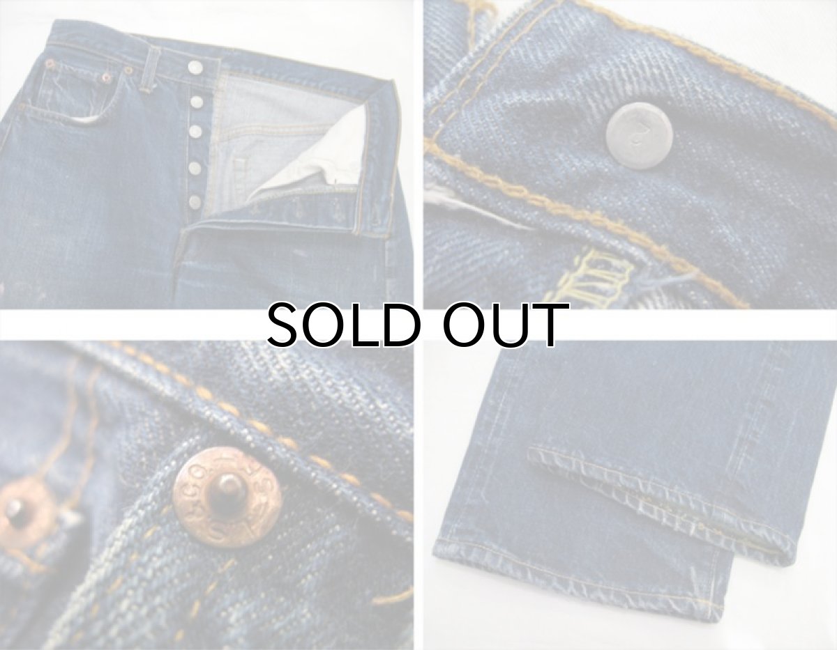 画像5: 1960's Levi Strauss & Co. 501 Big "E" S-type　Indigo Blue　size 30.5 inch (表記  31 x x31) (5)