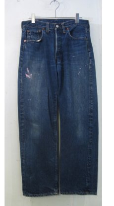 画像1: 1960's Levi Strauss & Co. 501 Big "E" S-type　Indigo Blue　size 30.5 inch (表記  31 x x31) (1)