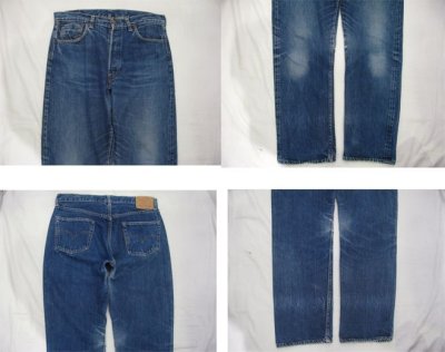 画像1: 1960's Levi Strauss & Co. 501 XX without Rivet　Indigo Blue　size 34.5 inch