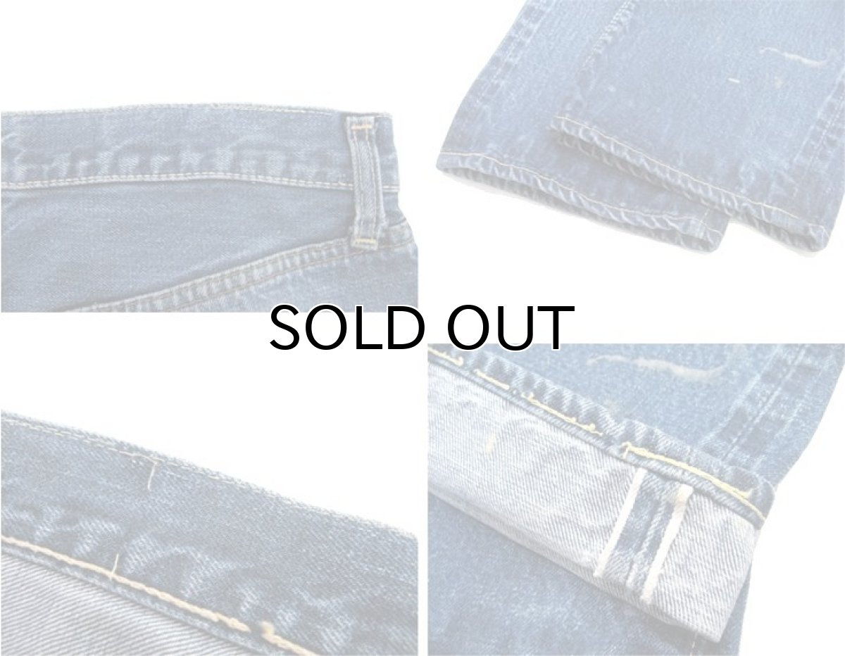 画像4: 1960's Levi Strauss & Co. 501 Big "E" type Indigo Blue size w 31.5 inch (4)