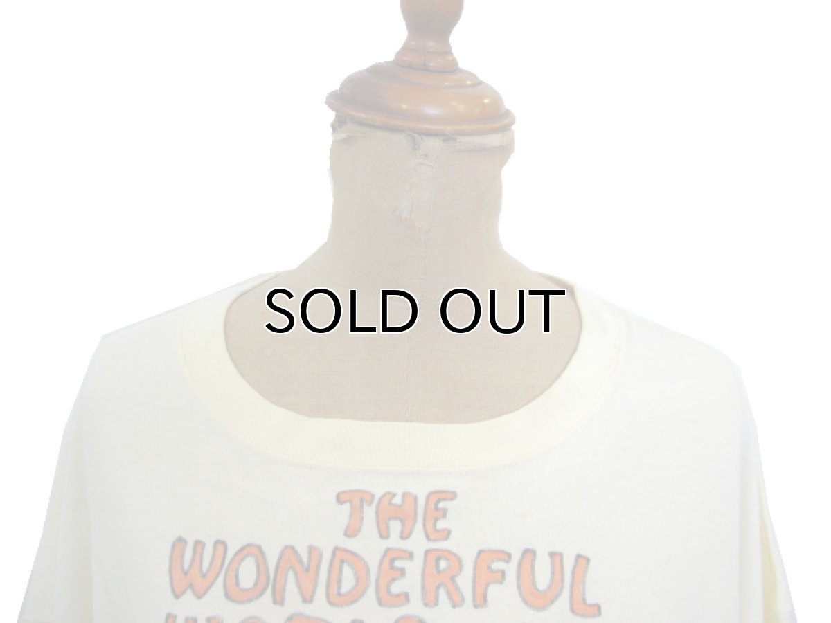 画像2: 1980's~ SUNBELT "goofy" Print T-Shirts YELLOW size L - XL (表記 XL) (2)