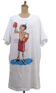 画像1: 1980's Health Knit "Wildcat Alfalfa" Big T-Shirts　WHITE　size 2XL ( 52-54 TALL ) (1)