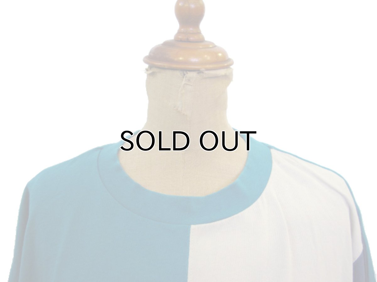 画像3: 1990's~ Sears 3-tone Design T-Shirts GREEN / BEIGE / BLUE size L (表記 L) (3)