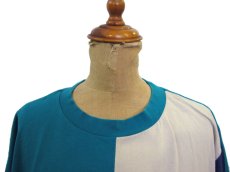 画像3: 1990's~ Sears 3-tone Design T-Shirts　GREEN / BEIGE / BLUE　size L (表記 L) (3)