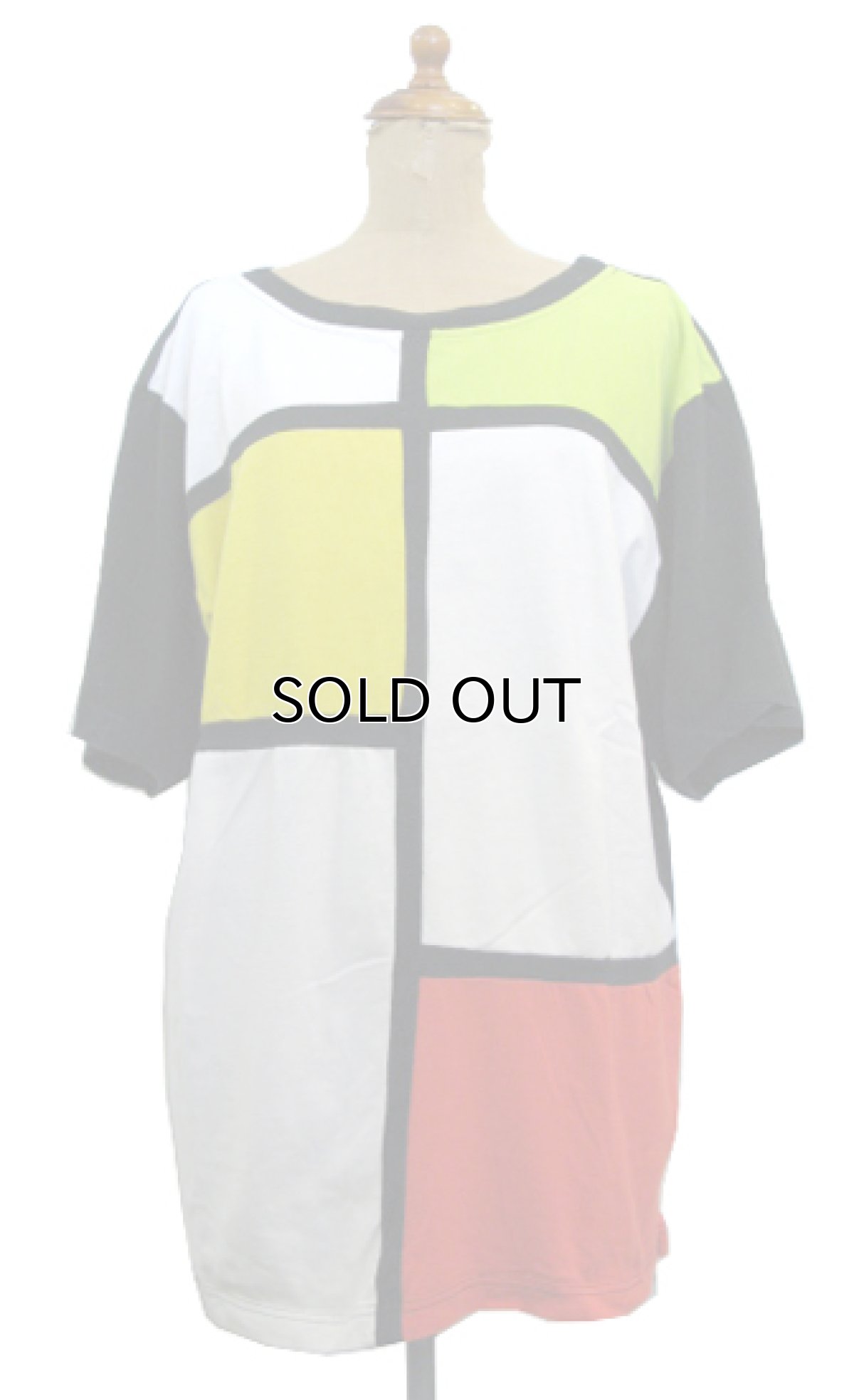 画像1: 1990's~ "Mondrian Pattern" T-Shirts　Multi Color　size M (表記 S) (1)