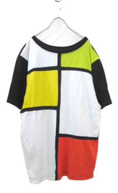 画像2: 1990's~ "Mondrian Pattern" T-Shirts　Multi Color　size M (表記 S) (2)