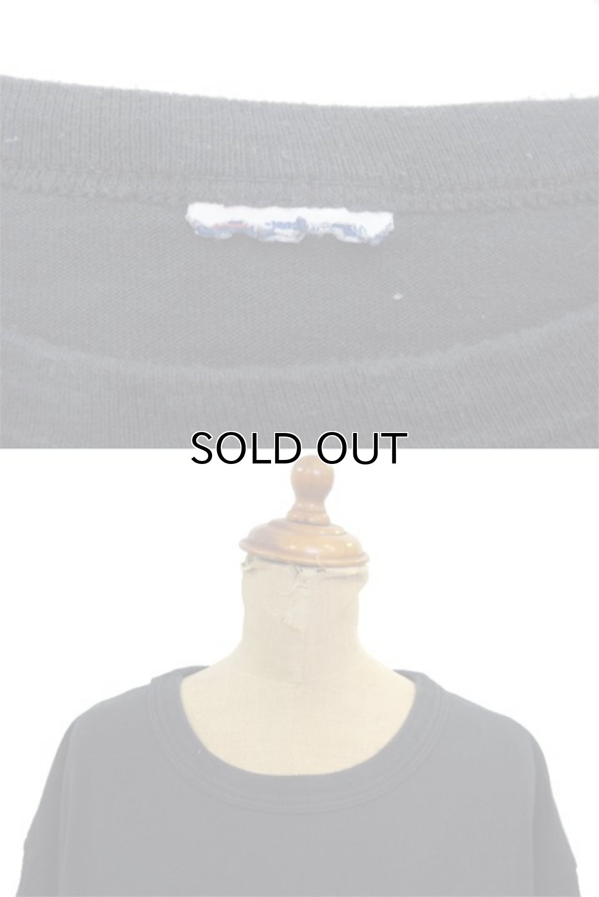 画像3: 1990's Champion Solid T-Shirts BLACK size L (表記 不明)  (3)