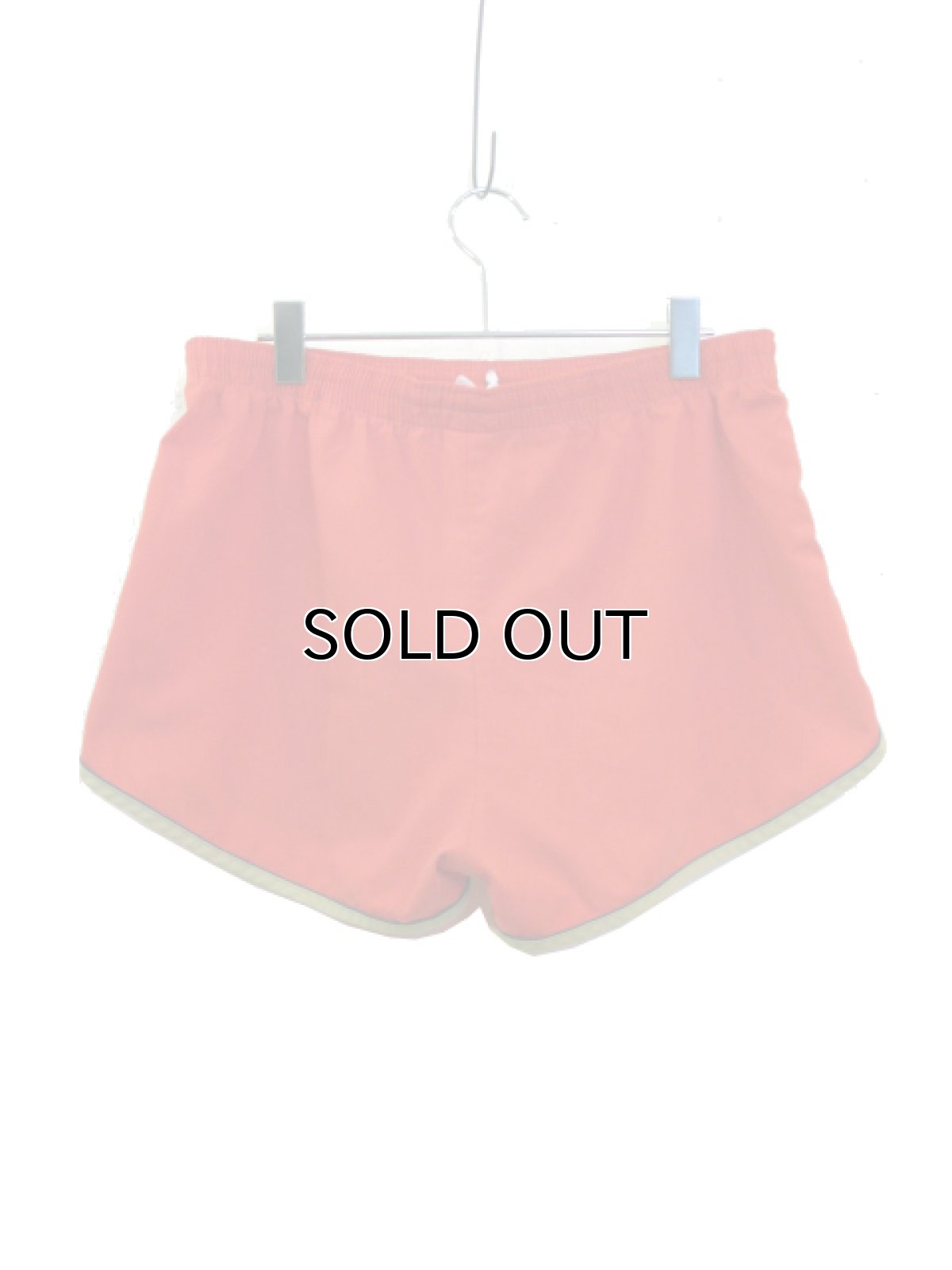 画像2: 1970's "Montgomery WARD" Swim Shorts　ORANGE　size w 31 - 35 inch (表記 L) (2)