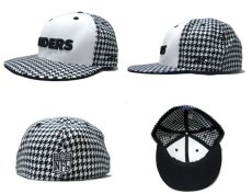 画像2: Reebok "RAIDERS" Baseball Cap　WHITE / BLACK　size 7 3/8 (2)