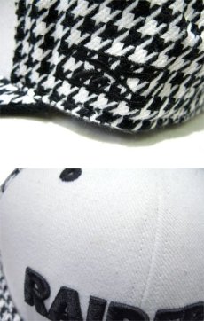 画像4: Reebok "RAIDERS" Baseball Cap　WHITE / BLACK　size 7 3/8 (4)