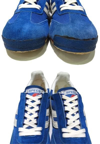 画像2: ~1980's "SPECS" Running Shoes DEADSTOCK made in KOREA　BLUE　size 12