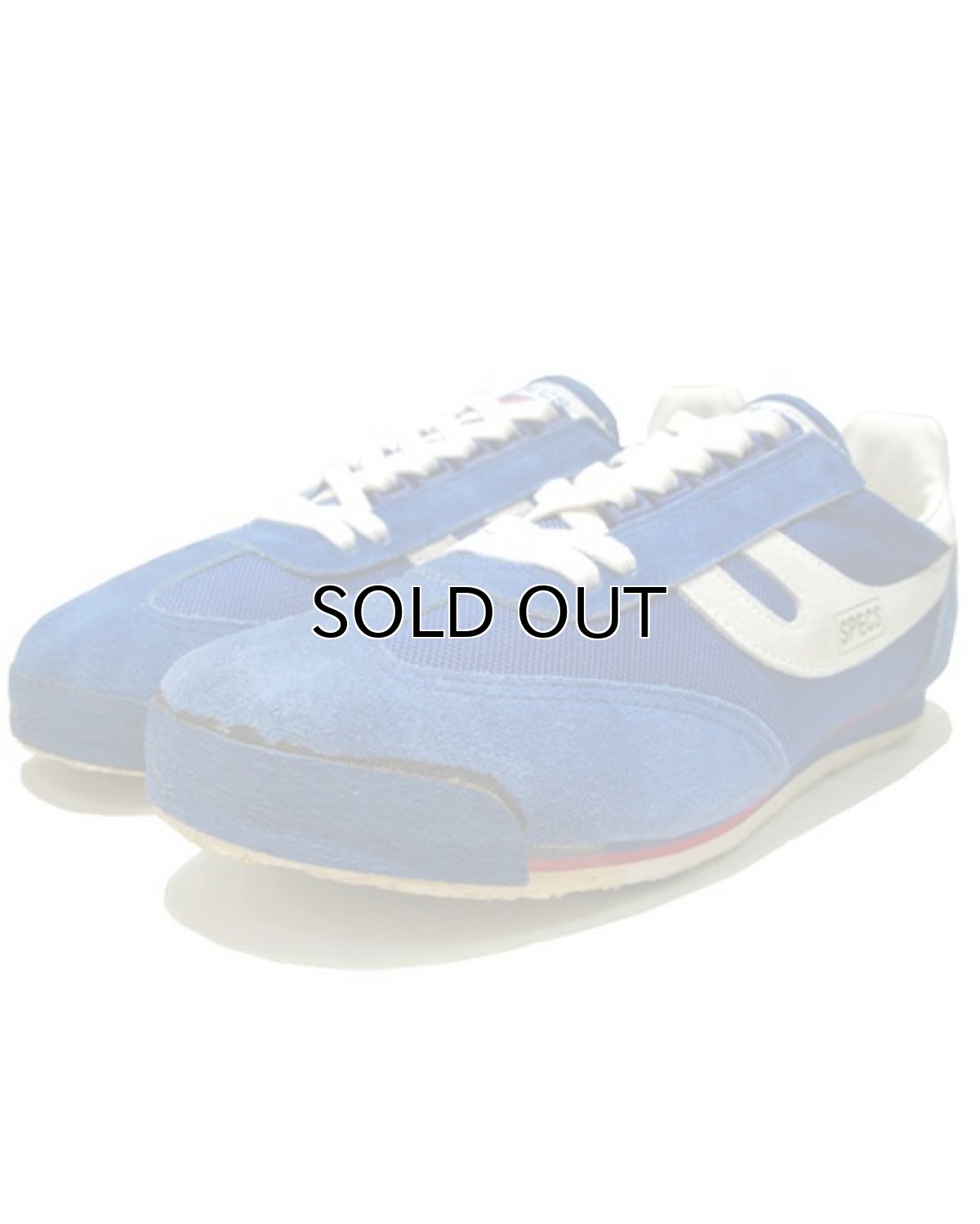 画像1: ~1980's "SPECS" Running Shoes DEADSTOCK made in KOREA　BLUE　size 12 (1)