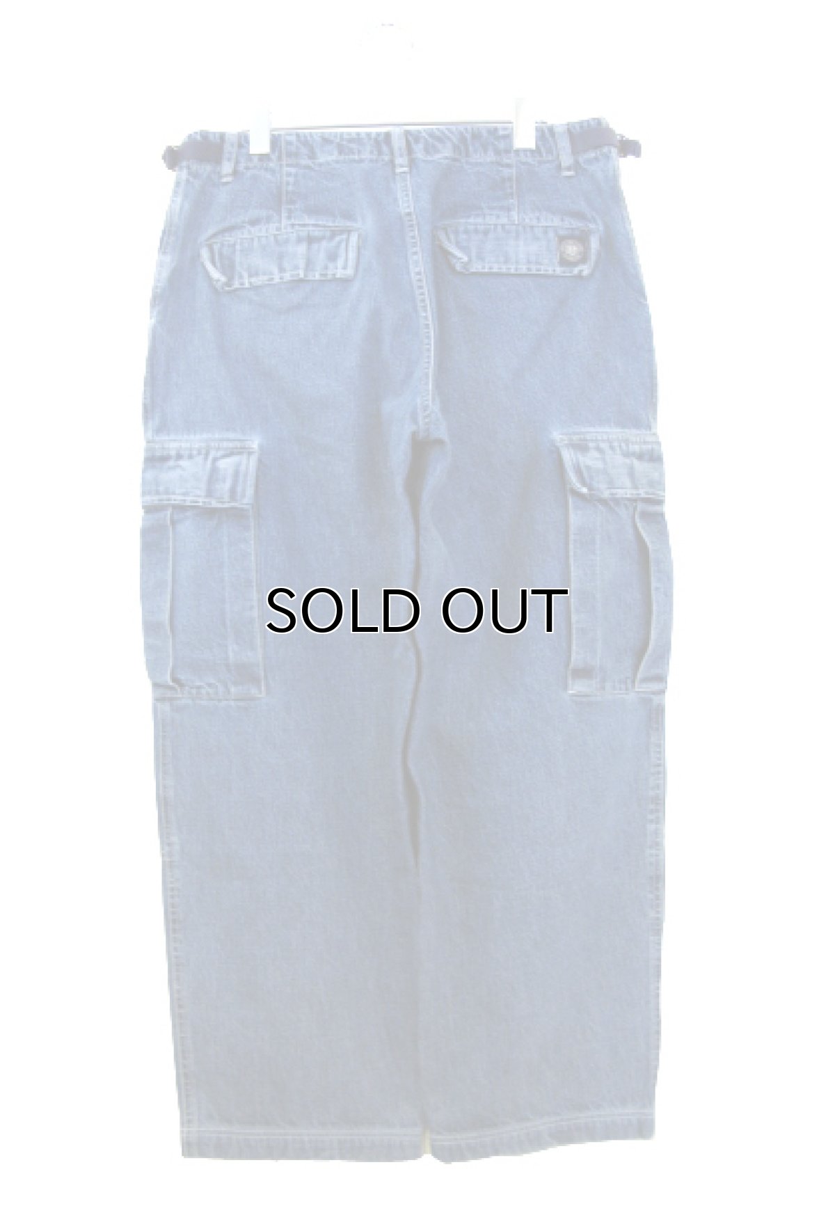 画像2: "DKNY JEANS" Denim Cargo Pants　Blue Denim　size w 33 inch (表記 w 32) (2)