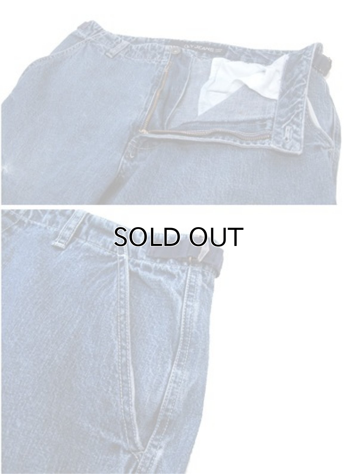 画像5: "DKNY JEANS" Denim Cargo Pants　Blue Denim　size w 33 inch (表記 w 32) (5)