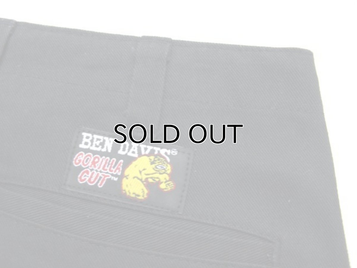 画像5: BEN DAVIS  "THE GORILLA CUT" Wide Work Pants　BLACK　size w 30 / w 32 (5)