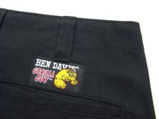 画像5: BEN DAVIS  "THE GORILLA CUT" Wide Work Pants　BLACK　size w 30 / w 32 (5)