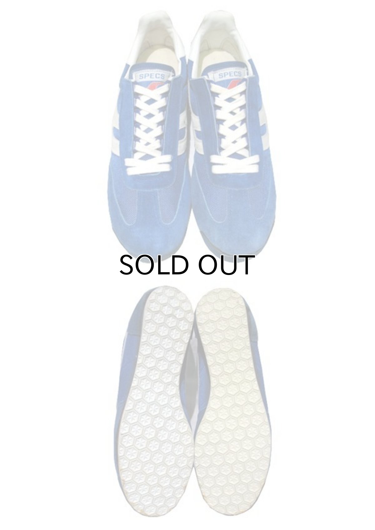 画像3: ~1980's "SPECS" Running Shoes DEADSTOCK made in KOREA BLUE size 12 (3)