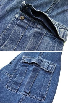 画像4: "DKNY JEANS" Denim Cargo Pants　Blue Denim　size w 33 inch (表記 w 32) (4)