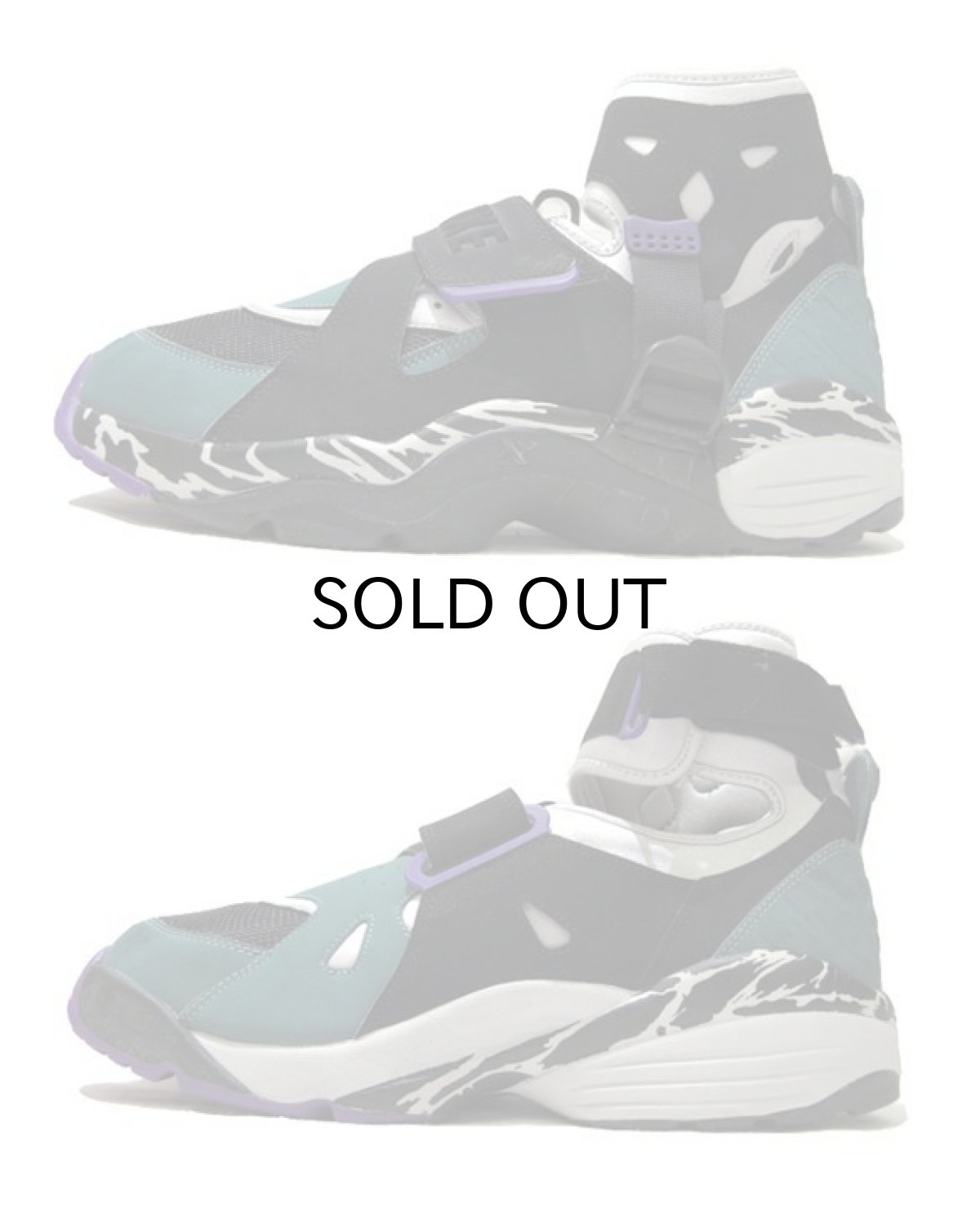 画像2: NIKE "AIR CARNIVORE" Sneaker BLACK / GREEN / GREY size 10 ( 28 cm ) (2)