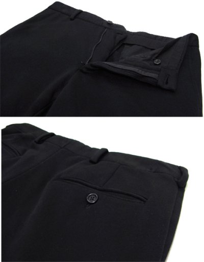 画像1: "RALPH LAUREN" Sweat Trousers made in ITALY　BLACK　size w 32 inch