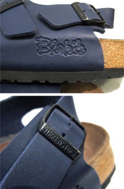 画像1: BIRKENSTOCK Birki's "Milano"　NAVY　size 24.5 cm narrow (Men's 5 Lady's 7)