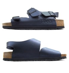 画像2: BIRKENSTOCK Birki's "Milano"　NAVY　size 24.5 cm narrow (Men's 5 Lady's 7) (2)