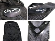 画像3: NEW "SENSI" Shower Sandal made in ITALY　BLACK　size 9 (3)