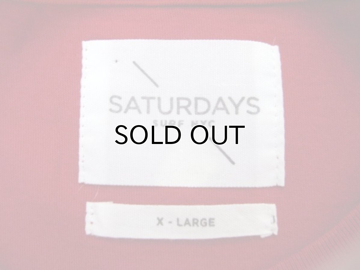 画像3: NEW "Saturdays Surf NYC" Pocket T-Shirts RED size XL (3)