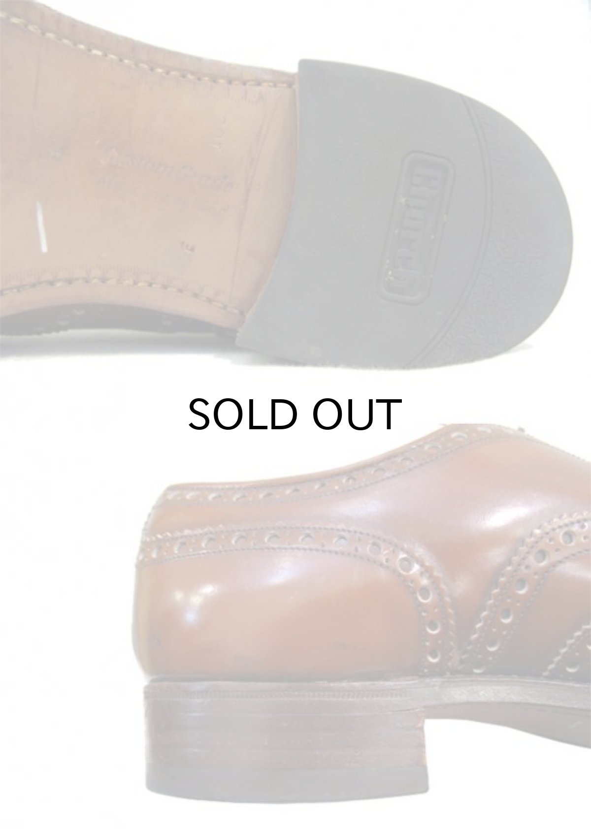 画像4: "Church's" Wing Tip Leather Shoes made in ENGLAND　BROWN　size 約 29cm (表記 不明) (4)