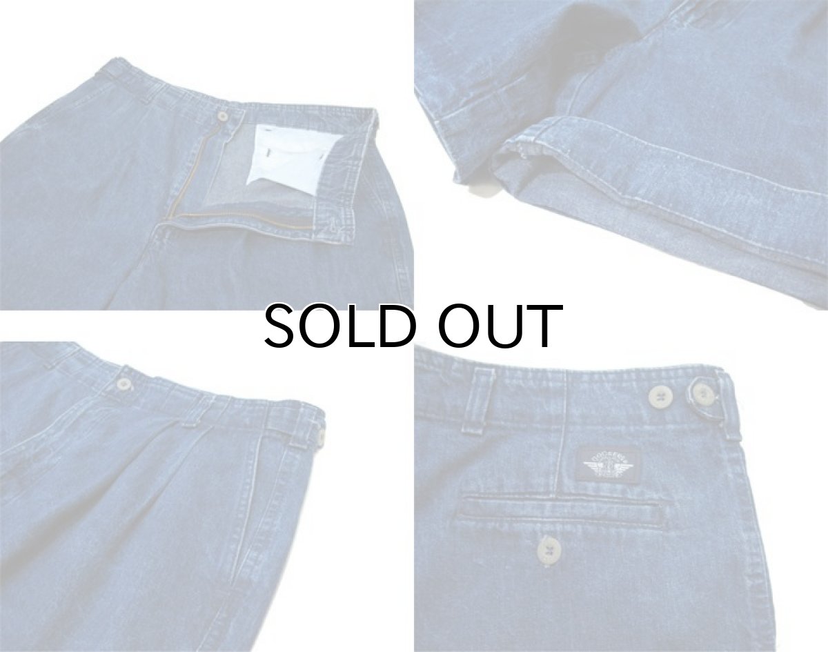 画像4: 1990's~ Levi's "Dockers" Denim Shorts　Blue Denim　size 35 inch (表記 34) (4)