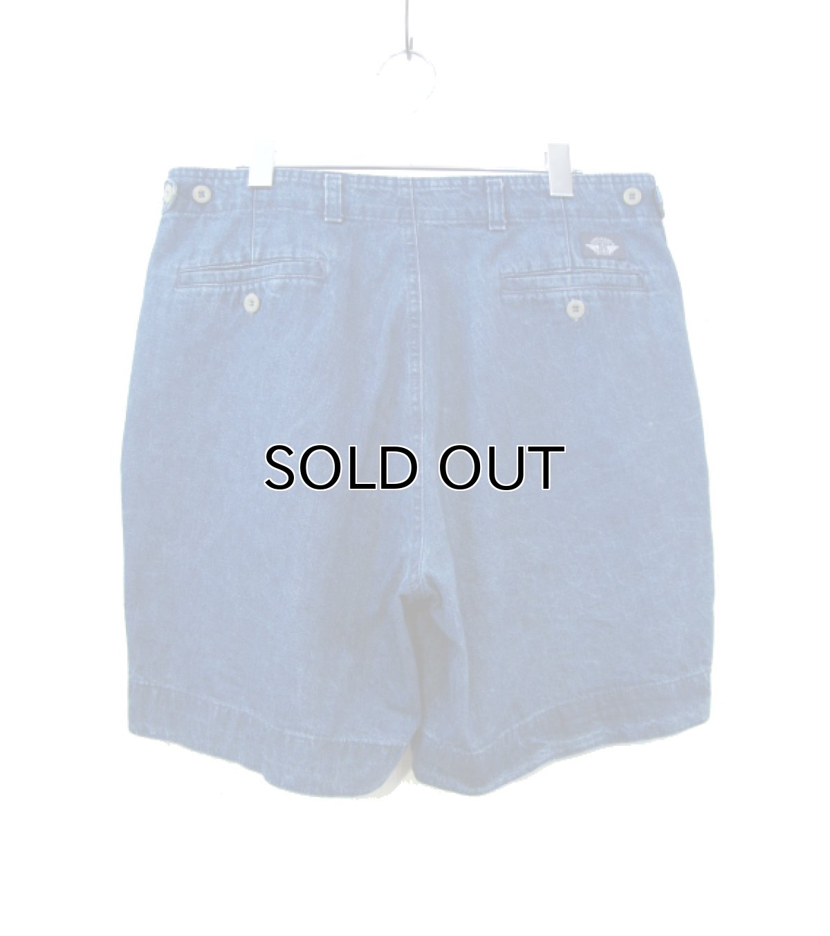 画像2: 1990's~ Levi's "Dockers" Denim Shorts　Blue Denim　size 35 inch (表記 34) (2)