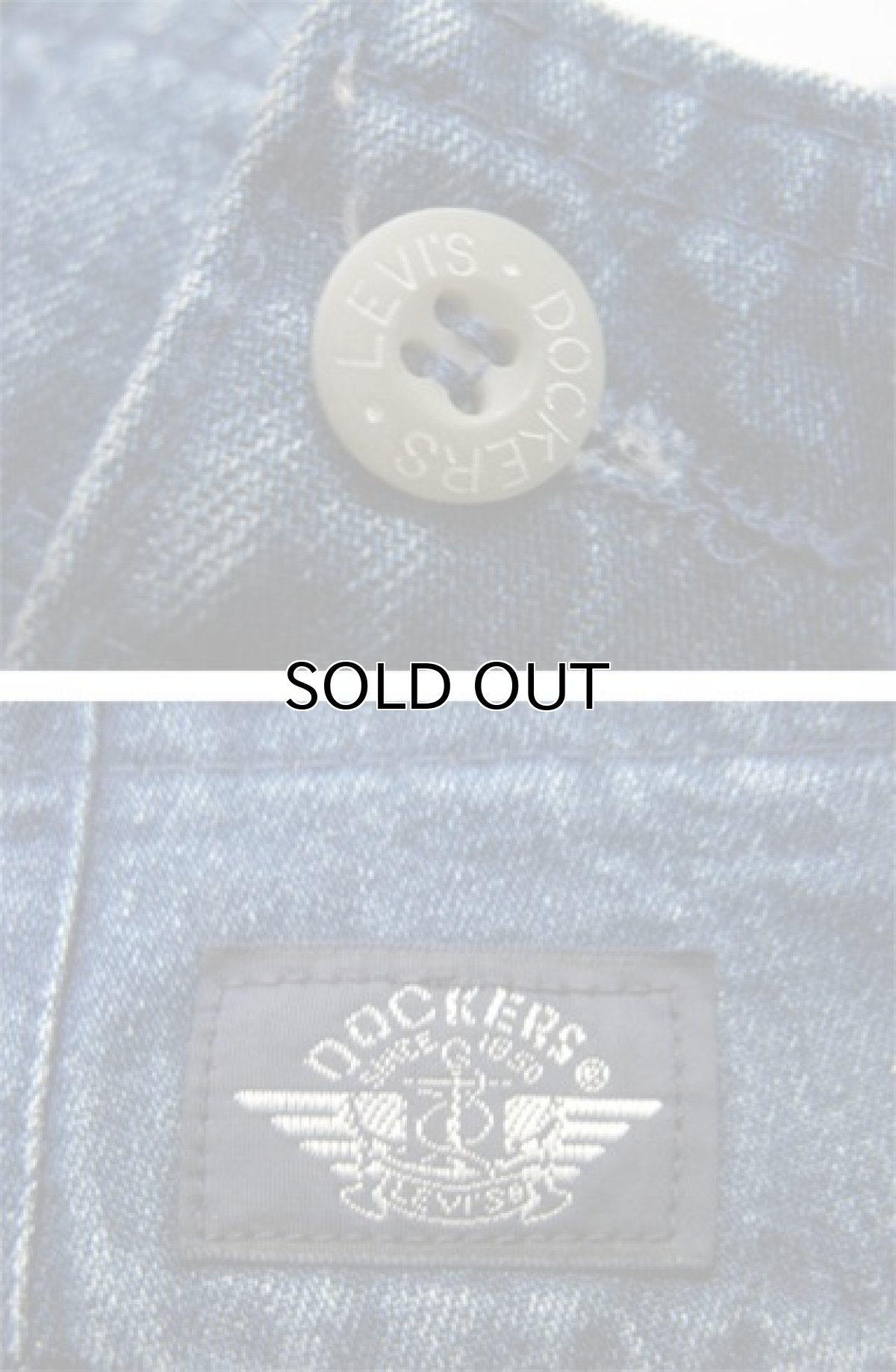 画像5: 1990's~ Levi's "Dockers" Denim Shorts　Blue Denim　size 35 inch (表記 34) (5)