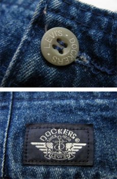 画像5: 1990's~ Levi's "Dockers" Denim Shorts　Blue Denim　size 35 inch (表記 34) (5)